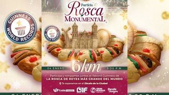 El Ayuntamiento de Puebla buscará romper el Récord Guinness con 6 kilómetros de rosca de reyes | Especial