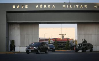 Jill Biden aterrizó en el AICM / Araceli López.