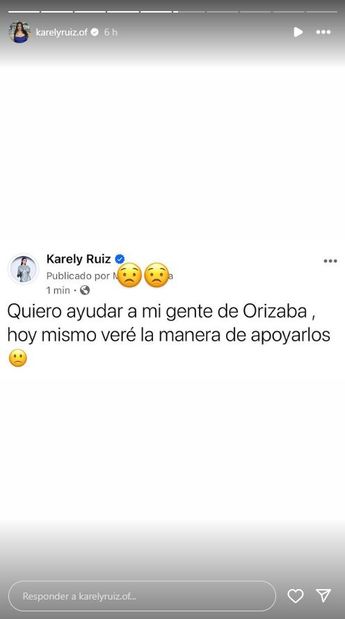 La influencer suele ayudar en situaciones emergentes y por ello también es reconocida