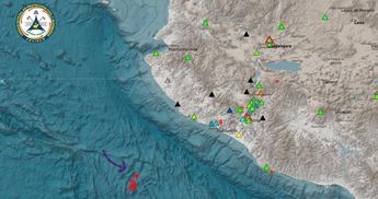 El movimiento sísmico se registró unos kilómetros mar adentro. | Protección Civil de Jalisco