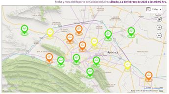 El sur de la metrópoli mostró bajos niveles de contaminación ambiental. | Cortesía