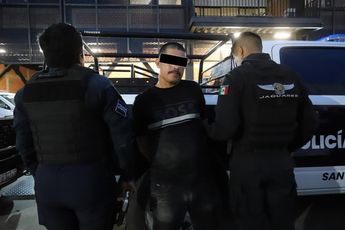 El hombre detenido intentó darse a la fuga pero fue alcanzado unos metros más adelante | Juan Carlos Munguía