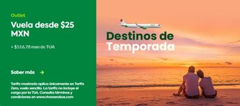 Promoción de vuelos en Viva Aerobus