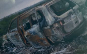 Camioneta incendiada en Pesquería | Especial