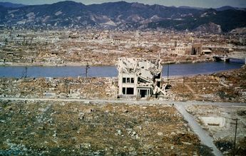 Vista de Hiroshima tras seis meses del lanzamiento de la bomba atómica. | Reuters