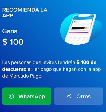 Al invitar personas a Mercado Pago, reciben descuentos al realizar si primer pago/