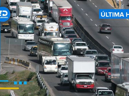 La autopista México-Puebla suele ser una de las más transitadas por los turistas durante las vacaciones de diciembre / Es Imagen