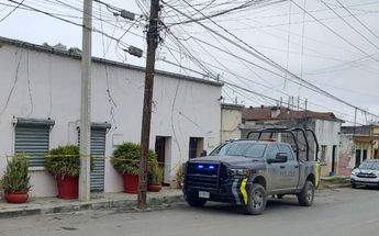 La Policía de Santiago, Nuevo León fue la primera respondiente al millonario atraco. | Agustín Martínez