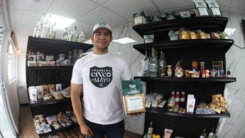 El CESAT en la Central de abasto cuenta con una 'Tienda Puebla Cinco de Mayo' con productos locales | Melanie Torres