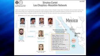 Organigrama de operaciones ligadas con Los Chapitos en Mazatlán