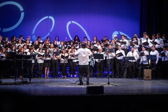 Coro Sinfónico de la BUAP durante concierto en el Complejo Cultural Universitario / Cortesía Coros BUAP
