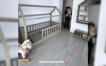 Cazzu mostró una habitación, que parece ser la de Inti en una de sus historias. Foto: Especial