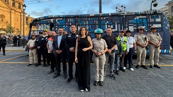 Verónica Delgadillo encabeza un recorrido por el Centro de Guadalajara para supervisar el operativo de la Romería 2025 | Foto: Gobierno de Guadalajara