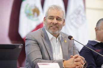 Alfredo Ramírez explicó que más de un millón 200 mil alumnos en Michoacán concluirán sus actividades. | Elizabeth Guzmán