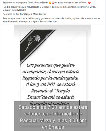 Lamentan muerte de Rubí | Especial