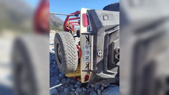 El accidente ocurrió sobre la Carretera a Cola de Caballo. | Especial