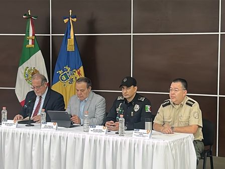 Rueda de prensa de Seguridad en Jalisco | 4 de Junio 2026. Sergio Ortíz