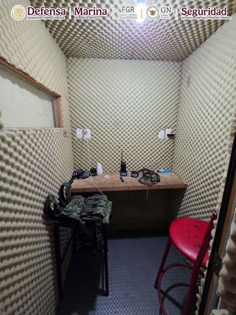 Una cabina de audio era el sitio desde el cual lograban extorsionar a sus víctimas / Especial