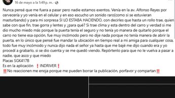 La publicación fue compartida por más de 200 personas. | Especial