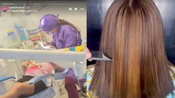 Lupita TikTok compartió su proceso a través de sus historias de Instagram.| Especial