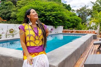 Alberca de la casa de Lila Downs / Airbnb