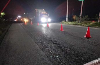 Accidente vial en la Carretera Nacional. | Cortesía