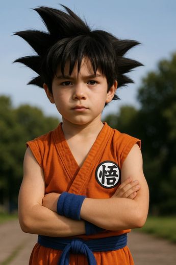 La frase Kamehameha de Goku es un ataque que consiste en concentrar una gran cantidad de energía para luego lanzarla en forma de una ráfaga. (Sora IA)