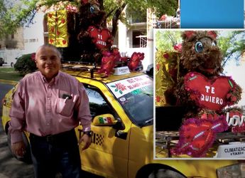 Así fue el 'Taxi del Amor' en San Valentín.