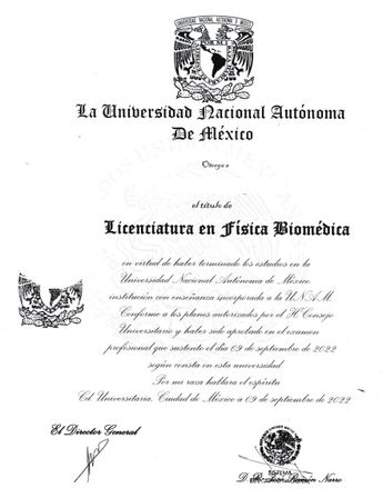Título universitario apócrifo de la Universidad Nacional Autónoma de México. | Especial