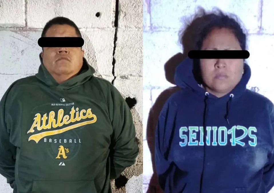 Detienen a pareja que portaba un arma larga y droga en Monterrey