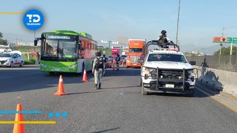 Muere hombre tras ser atropellado por tráiler en la carretera a Laredo en Apodaca. | Agustín Martínez