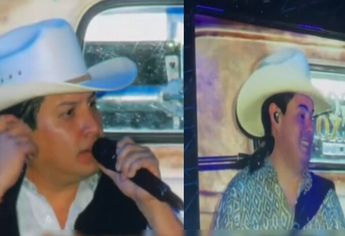 Julión Álvarez y Alfredo Olivas cantan narcocorrido en Chihuahua