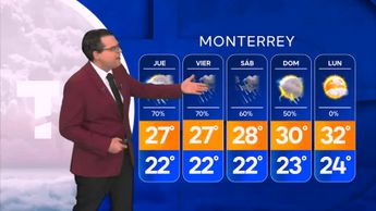 Pronóstico del tiempo en Monterrey para el miércoles 24 de julio