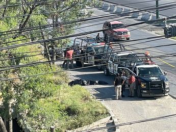 Trascendió que cinco cuerpos fueron abandonados en una brecha junto a la Autopista al Aeropuerto. | Marcela Cuevas
