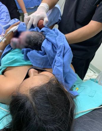 La pequeña quien pesó 3.3 kilogramos y midió 51 centímetros, nació en el Hospital de Ginecología y Obstetricia número 23. | Cortesía