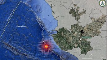 El epicentro del simulacro se ubica al oeste de Chamela, en el municipio de La Huerta, con riesgo de tsunami en las costas de Jalisco | Protección Civ