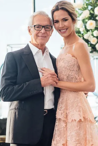 Elina Fernández y Eduardo Constantini