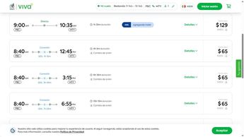 Viva aerobus suele contar con promociones en el precio de los vuelos, al comprarlos con anticipación / vivaaerobus.com