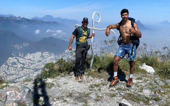 Fernando Villatoro desea subir al Cerro de la Silla durante todo el 2022 | Especial