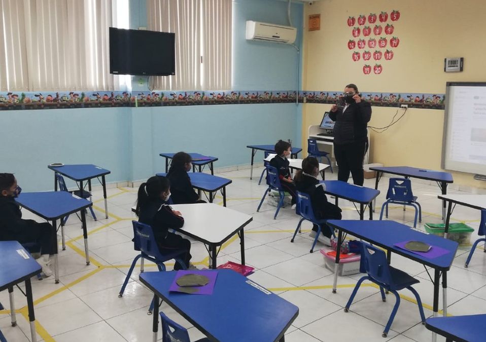 Clases presenciales. / Cynthia Pardo