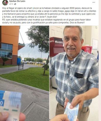 Publicación de Facebook. | Especial
