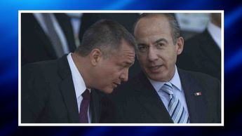 Felipe Calderón con García Luna
