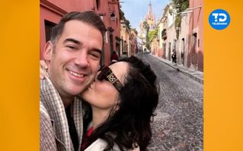 Martha Higareda es captada paseando junto a su prometido en San Miguel de Allende