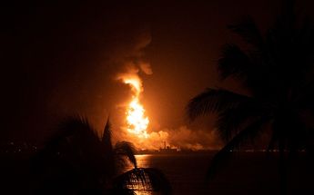 Incendio en Matanzas, Cuba / Agencia AFP