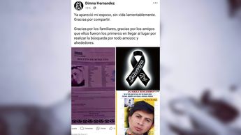 La esposa de Jesús Javier Juárez compartió una publicación confirmando la localización sin vida de su esposo | Especial