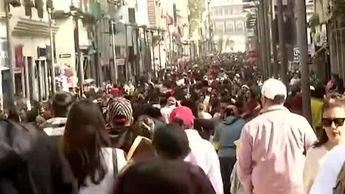 Centro Histórico de CdMx colapsa por compras de pánico para Navidad