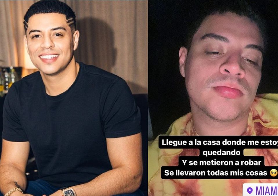 Eduin Caz sufre robo en Miami