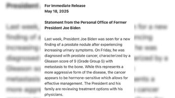 Comunicado de la oficina de Joe Biden