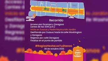 Esta es la ruta del Desfile de las Calaveras en Monterrey. | Especial