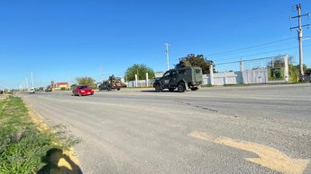 Despliegue militar en Anáhuac, Nuevo León. | Especial
